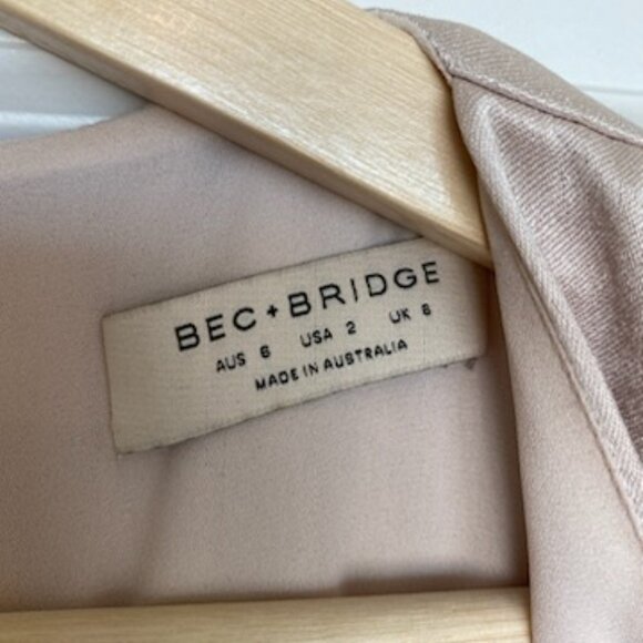 Bec and Bridge Dreamer Wrap Dress in Sand - Picture 5 of 9